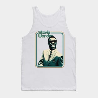 Stevie Wonder 80s retro Tank Top